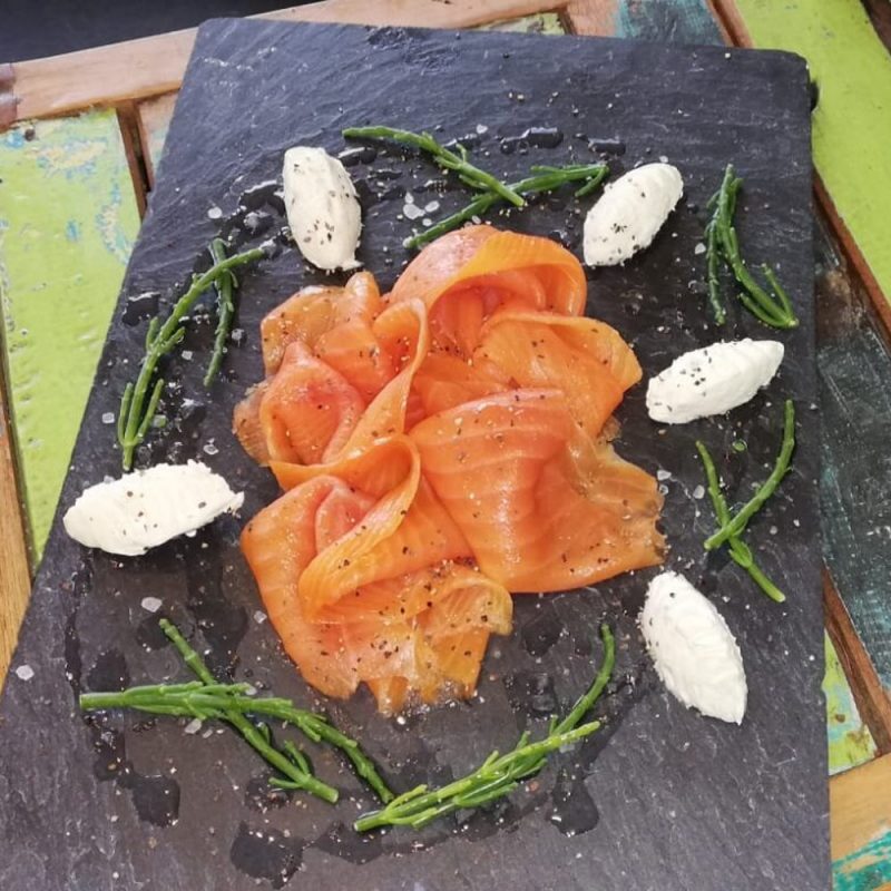Cold smoked Chalkstream Trout - 200g sliced